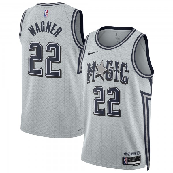Игровая джерси Franz Wagner Orlando Magic Nike Unisex 2024/25 Swingman Player - City Edition - Silver