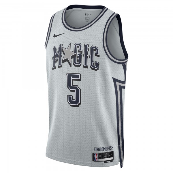 Игровая джерси Paolo Banchero Orlando Magic Nike Unisex 2024/25 Swingman Player - City Edition - Silver