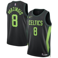 Игровая джерси Kristaps Porzingis Boston Celtics Nike Unisex 2024/25 Swingman Player - City Edition - Black