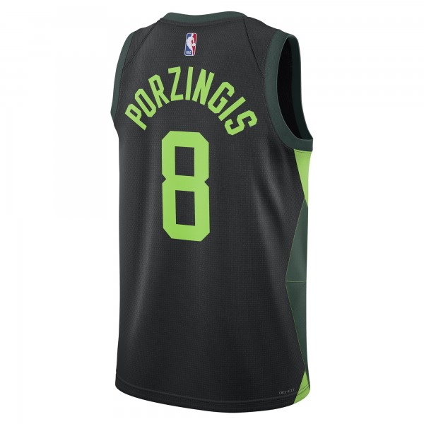 Игровая джерси Kristaps Porzingis Boston Celtics Nike Unisex 2024/25 Swingman Player - City Edition - Black