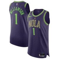 Игровая джерси Zion Williamson New Orleans Pelicans Nike 2024/25 Authentic Player - City Edition - Purple