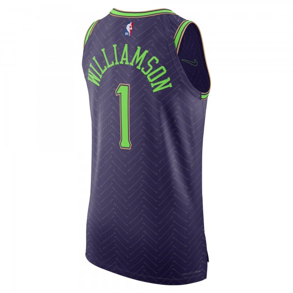 Игровая джерси Zion Williamson New Orleans Pelicans Nike 2024/25 Authentic Player - City Edition - Purple