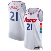 Игровая джерси Joel Embiid Philadelphia 76ers Nike 2024/25 Authentic Player - City Edition - White