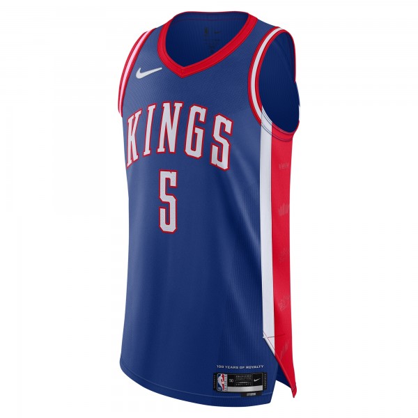 Игровая джерси DeAaron Fox Sacramento Kings Nike 2024/25 Authentic Player - City Edition - Blue