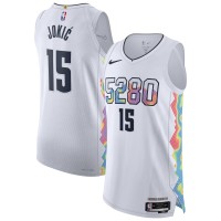 Игровая джерси Nikola Jokic Denver Nuggets Nike 2024/25 Authentic Player - City Edition - White