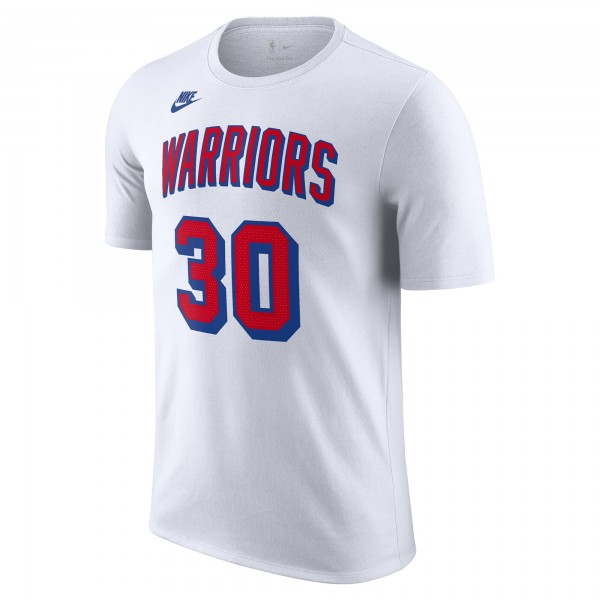 Футболка Stephen Curry Golden State Warriors Nike Classic Edition Name & Number - White