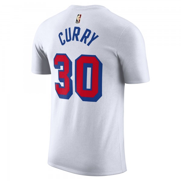 Футболка Stephen Curry Golden State Warriors Nike Classic Edition Name & Number - White