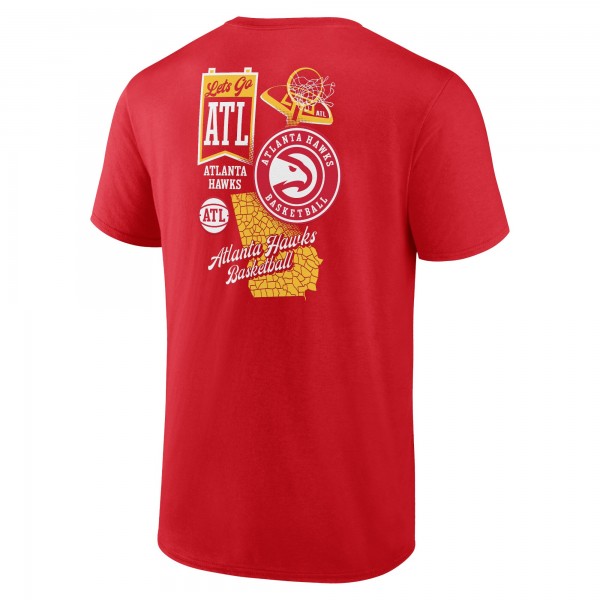 Футболка Atlanta Hawks Split Zone - Red