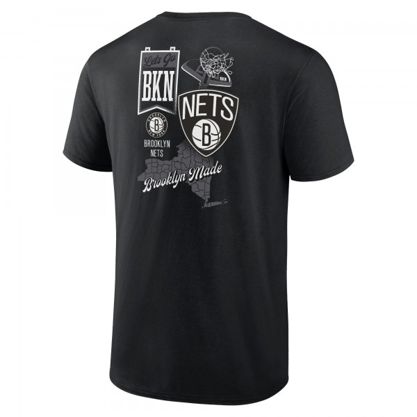 Футболка Brooklyn Nets Split Zone - Black
