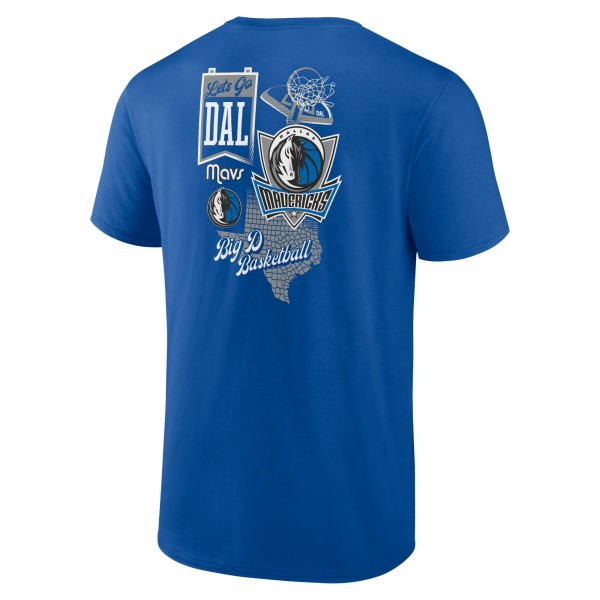 Футболка Dallas Mavericks Fanatics Split Zone - Blue