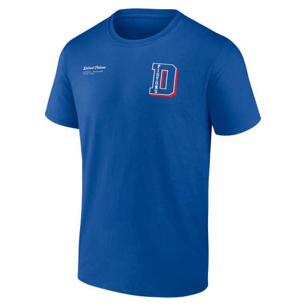 Detroit Pistons Blue Split Zone T-Shirt