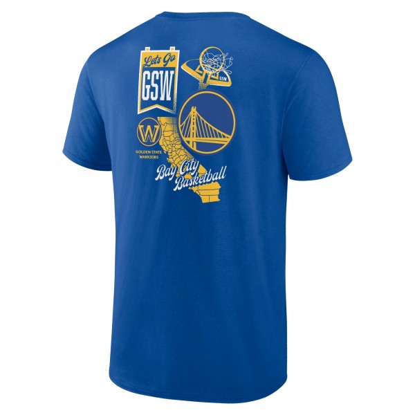 Футболка Golden State Warriors Split Zone - Royal