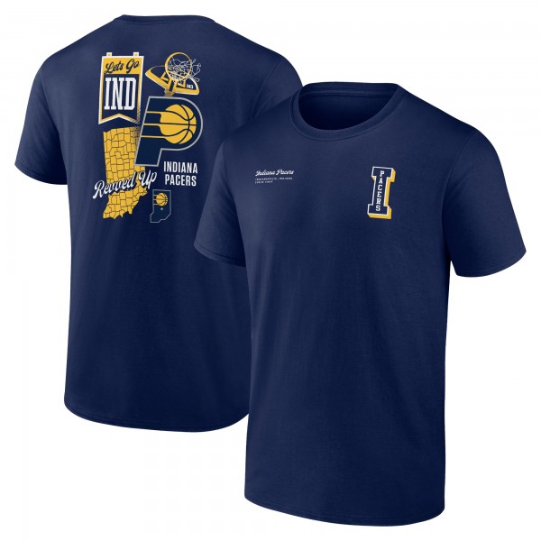 Футболка Indiana Pacers Split Zone - Navy
