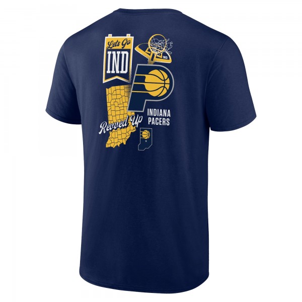 Футболка Indiana Pacers Split Zone - Navy