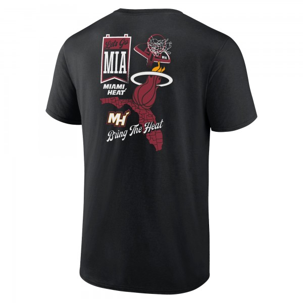 Футболка Miami Heat Black Split Zone