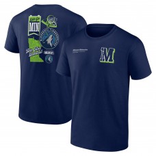 Футболка Minnesota Timberwolves Split Zone - Navy