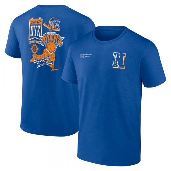 Футболка New York Knicks Split Zone - Blue