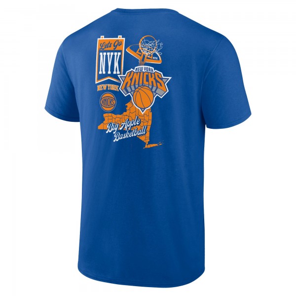 Футболка New York Knicks Split Zone - Blue