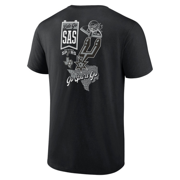 Футболка San Antonio Spurs Black Split Zone