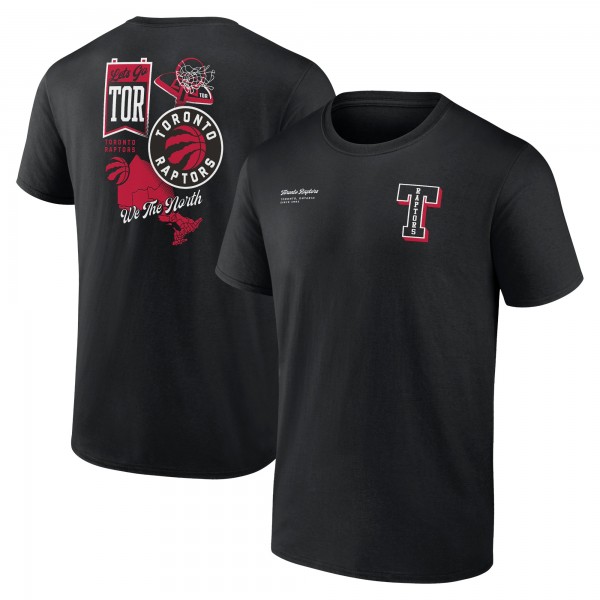 Toronto Raptors Black Split Zone T-Shirt
