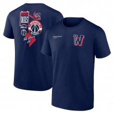 Washington Wizards Navy Split Zone T-Shirt