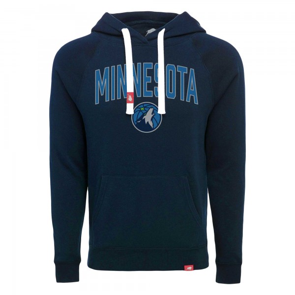 Толстовка Minnesota Timberwolves Sportiqe Unisex Olsen Super Soft Tri-Blend Raglan - Navy
