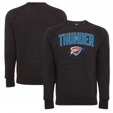 Кофта Unisex Oklahoma City Thunder Sportiqe Black Harmon Super Soft Tri-Blend Raglan