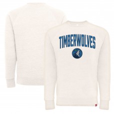 Кофта Minnesota Timberwolves Sportiqe Unisex Harmon Super Soft Tri-Blend Raglan - Cream