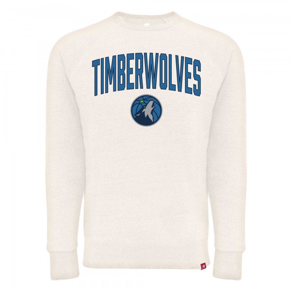 Кофта Minnesota Timberwolves Sportiqe Unisex Harmon Super Soft Tri-Blend Raglan - Cream