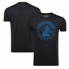 Футболка Minnesota Timberwolves Sportiqe Unisex Comfy Super Soft Tri-Blend - Heather Black
