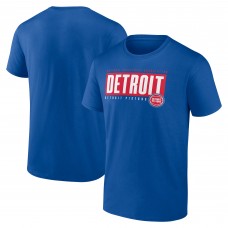 Detroit Pistons Blue Blocked Out T-Shirt