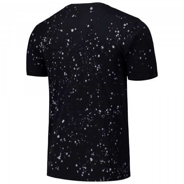 Los Angeles Dodgers Majestic Threads Black/White Splatter T-Shirt
