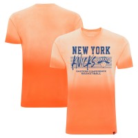 Футболка New York Knicks Sportiqe Unisex Bingham Sun-Fade - Orange