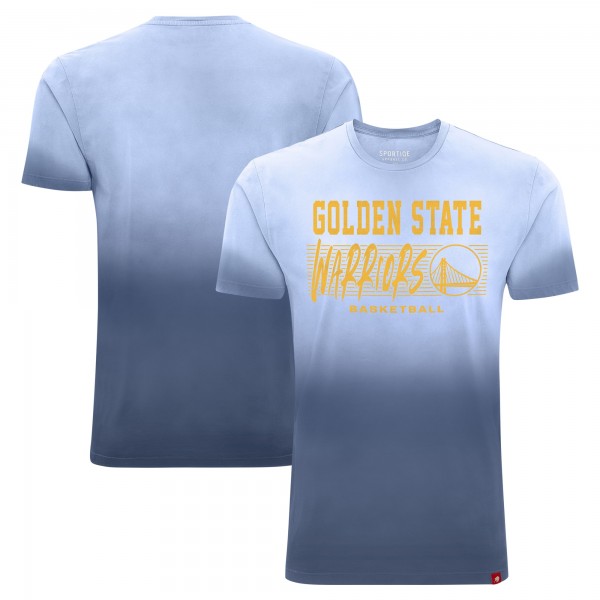 Футболка Golden State Warriors Sportiqe Unisex Bingham Sun-Fade - Royal
