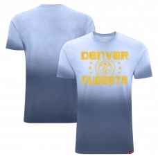 Unisex Denver Nuggets Sportiqe Blue Bingham Sun-Fade T-Shirt
