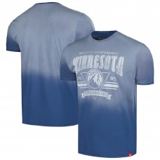 Футболка Minnesota Timberwolves Sportiqe Unisex Bingham Sun-Fade - Blue