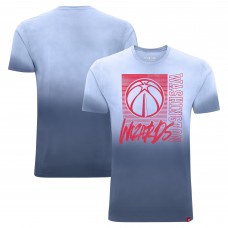 Unisex Washington Wizards Sportiqe Navy Bingham Sun-Fade T-Shirt
