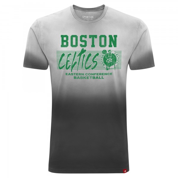 Футболка Boston Celtics Sportiqe Unisex Bingham Sun-Fade - Black