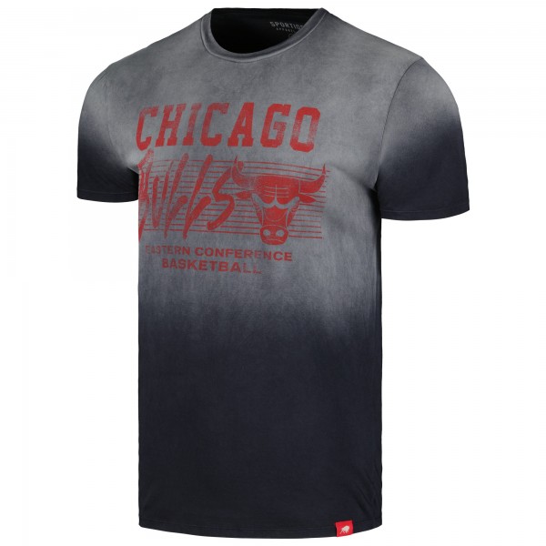 Футболка Chicago Bulls Sportiqe Unisex Bingham Sun-Fade - Black
