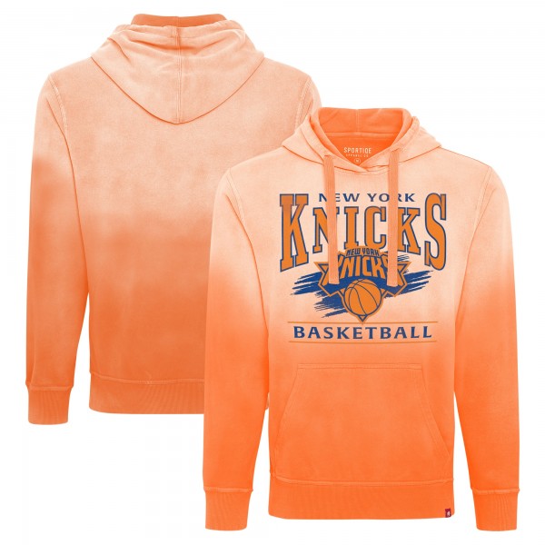 Толстовка New York Knicks Sportiqe Unisex Blake Sun-Fade - Orange