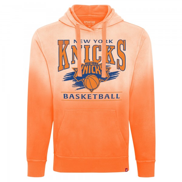 Толстовка New York Knicks Sportiqe Unisex Blake Sun-Fade - Orange