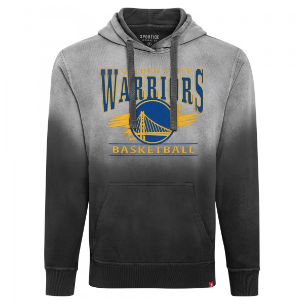 Толстовка Golden State Warriors Sportiqe Unisex Blake Sun-Fade - Black