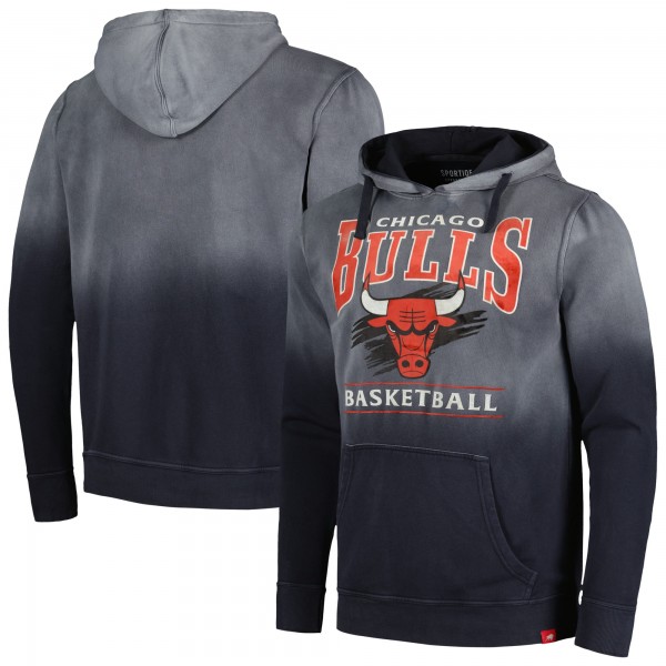 Толстовка Chicago Bulls Sportiqe Unisex Blake Sun-Fade - Black