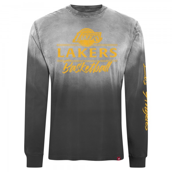 Футболка с длинным рукавом Los Angeles Lakers Sportiqe Unisex Mohave Sun-Dipped - Black