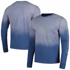 Футболка с длинным рукавом Minnesota Timberwolves Sportiqe Unisex Mohave Sun-Dipped - Navy