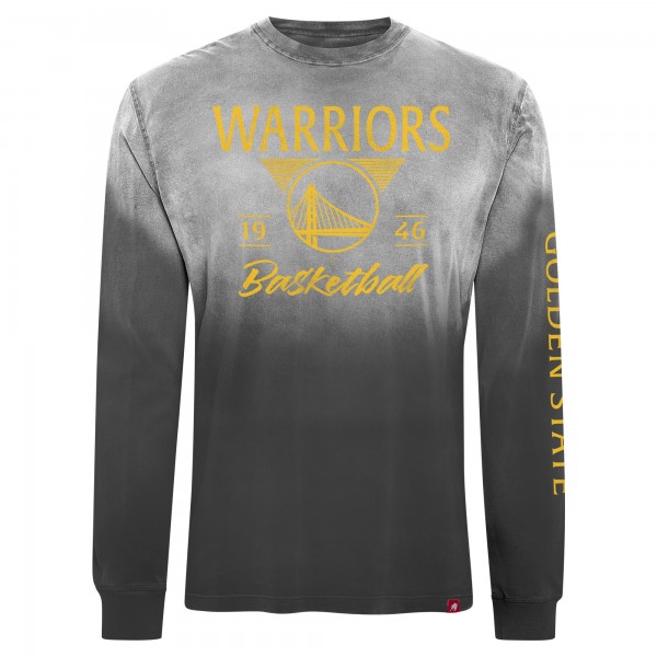 Футболка с длинным рукавом Golden State Warriors Sportiqe Unisex Mohave Sun-Dipped - Black