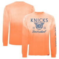 Футболка с длинным рукавом New York Knicks Sportiqe Unisex Mohave Sun-Dipped - Orange