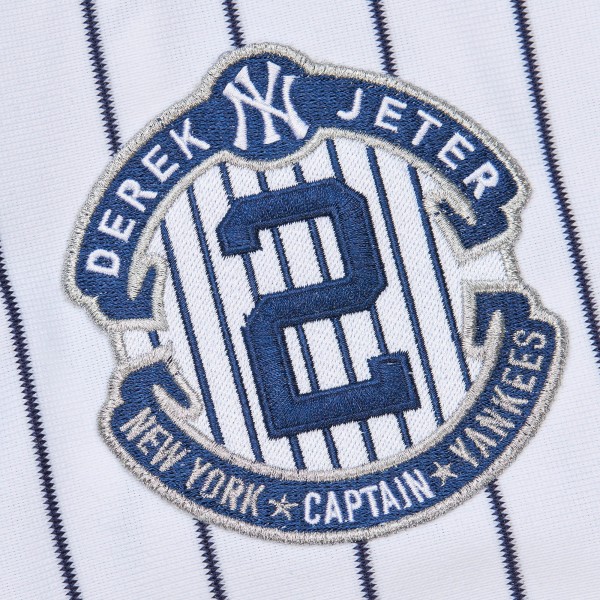 New York Yankees Ichiro Suzuki Mitchell & Ness White 2014 Cooperstown Collection Authentic Throwback Jersey