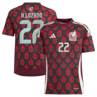 Подростковая Hirving Lozano Mexico National Team adidas 2024 Home Replica Player Jersey - Green