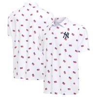 New York Yankees Antigua White Americana Polo